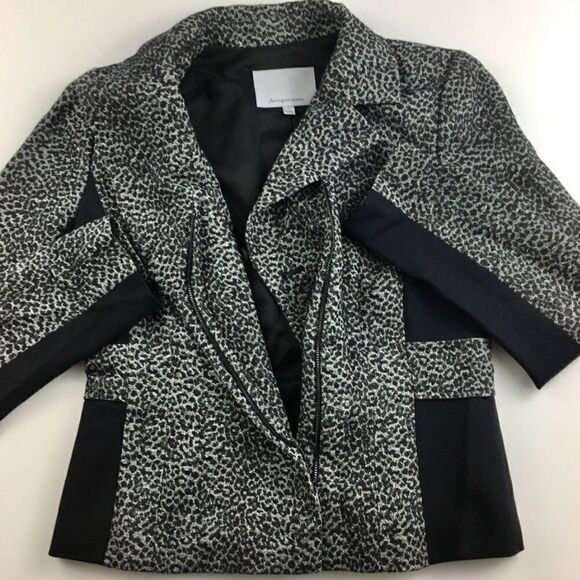 Classiques Entier Perfect Condition Chic Leopard Jacquard Jacket - Picture 3 of 6